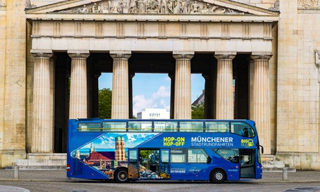 Entdecke Münchens Highlights im Doppeldecker-Bus für Kind/Erwachsenen Entdecke Münchens Highlights im Doppeldecker-Bus für Kind/Erwachsenen