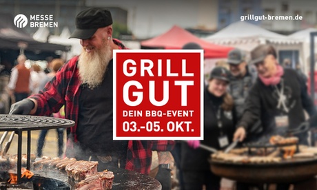 2x Tages-Ticket für das BBQ-Event „GrillGut 2025“ vom 3.- 5. Oktober 2x Tages-Ticket für das BBQ-Event „GrillGut 2025“ vom 3.- 5. Oktober