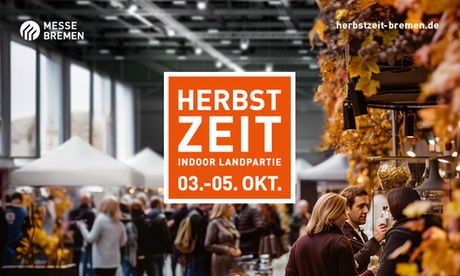 2x Tages-Ticket für „HerbstZeit 2025“ vom 3. - 5. Oktober 2x Tages-Ticket für „HerbstZeit 2025“ vom 3. - 5. Oktober