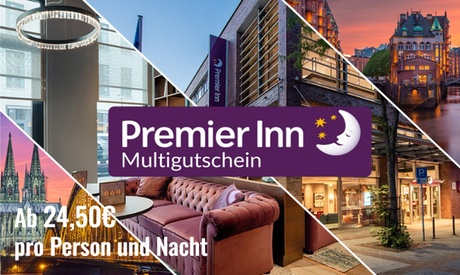 Deutschland: 2 Nächte für Zwei in einem von 60 Premier Inn Hotels Deutschland: 2 Nächte für Zwei in einem von 60 Premier Inn Hotels