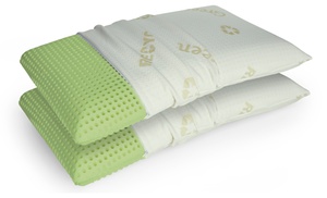 1x oder 2x perforiertes Bio-Memory-Schaum-Kissen 1x oder 2x perforiertes Bio-Memory-Schaum-Kissen