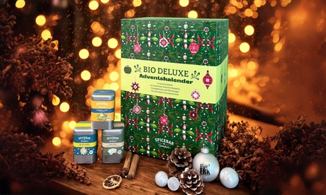 Bio-Gewürz-Adventskalender oder Bio-Deluxe-Adventskalender Bio-Gewürz-Adventskalender oder Bio-Deluxe-Adventskalender