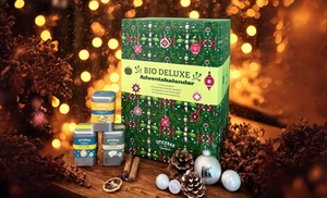 Bio-Gewürz-Adventskalender oder Bio-Deluxe-Adventskalender Bio-Gewürz-Adventskalender oder Bio-Deluxe-Adventskalender
