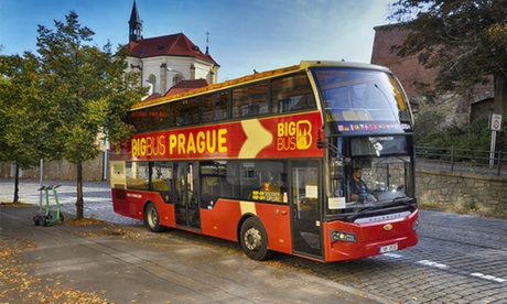 Mit dem Doppeldecker-Bus durch Prag Mit dem Doppeldecker-Bus durch Prag