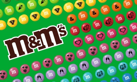 Wertgutschein personalisierte M&M's Wertgutschein personalisierte M&M's