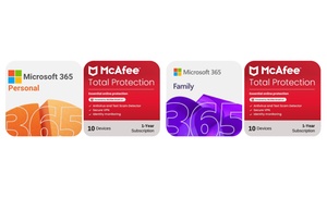 Microsoft 365 Personal oder Family EU + McAfee Total Protection