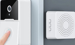 Drahtlose Nachtsicht-Türklingel mit Gong