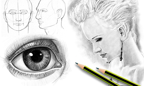 3 oder 12 Monate Online-Zeichenkurs: Porträts zeichnen