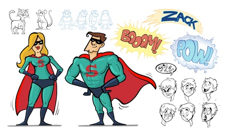 3 oder 12 Monate Online-Zeichenkurs: Comics zeichnen 3 oder 12 Monate Online-Zeichenkurs: Comics zeichnen