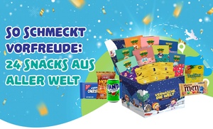 Adventskalender mit Leckereien aus aller Welt