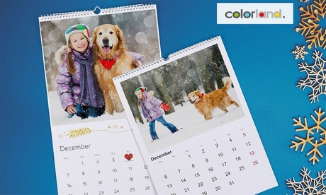 Personalisierter Foto-Wandkalender XL oder A3 Personalisierter Foto-Wandkalender XL oder A3
