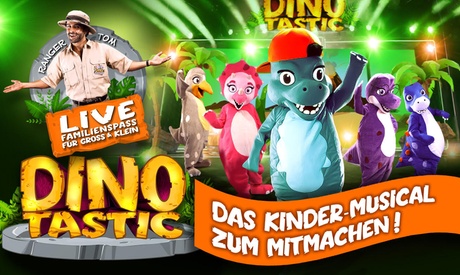 Ticket für „Dinotastic“ vom 25.10.25 - 29.03.26 in 12 Städten