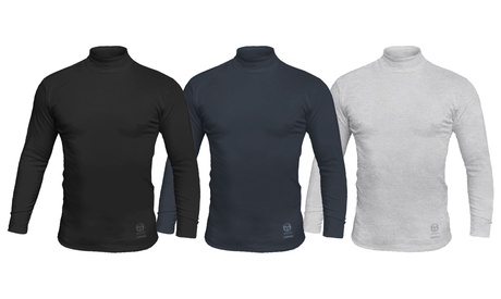 3er-Pack Sergio Tacchini Herren-Langarmshirt mit hohem Kragen 3er-Pack Sergio Tacchini Herren-Langarmshirt mit hohem Kragen