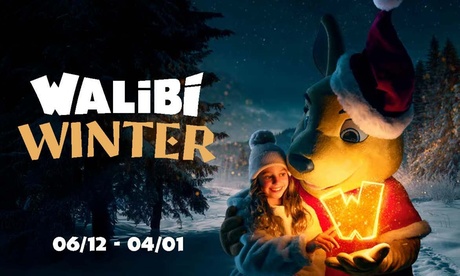 1 Eintrittskarte für 1 Erwachsenen oder 1 Kind für Walibi Winter 1 Eintrittskarte für 1 Erwachsenen oder 1 Kind für Walibi Winter