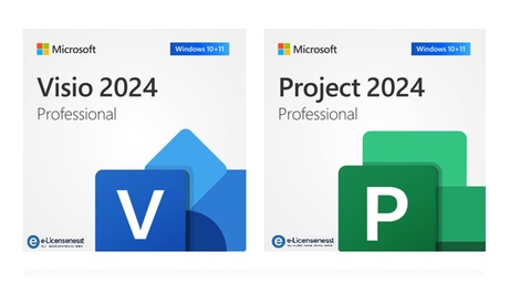 Microsoft Project oder Visio Professional 2024 - Lebenslange Lizenz