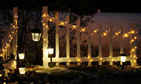 Solar-Lichterkette für den Garten Solar-Lichterkette für den Garten
