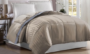 Warme Bettdecke Luxe taupe, Luftzwickel von Sampur