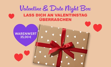 Valentine & Date Night Genussbox – Romantische Leckereien für Zwei
