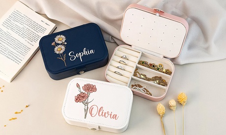 Personalisierte Schmuckschatulle nach Wahl mit Namen Personalisierte Schmuckschatulle nach Wahl mit Namen