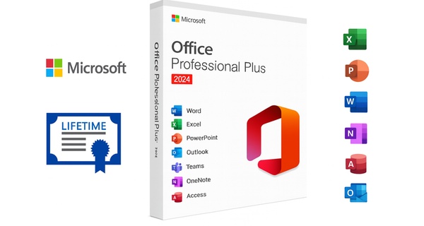 Microsoft Office 2024 Professional Plus, Home and Business oder Standard für Windows oder Mac als Download
