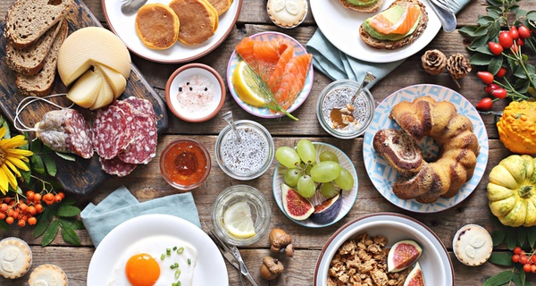 Frühstücksbuffet für 1, 2 oder 4 Personen