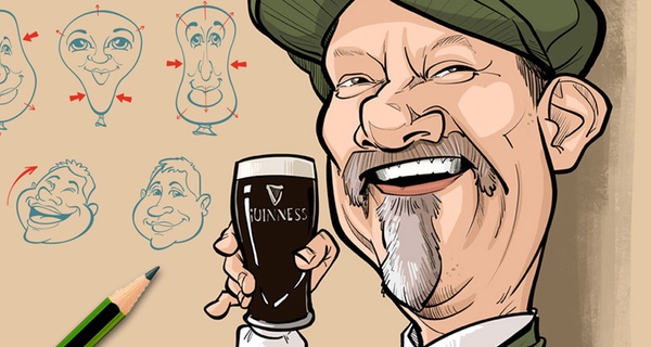 3 oder 12 Monate Online-Zeichenkurs: Karikaturen zeichnen