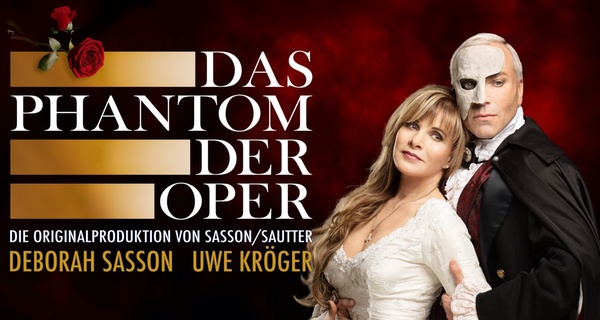 Ticket für „Das Phantom der Oper“ vom 02.01. - 29.03.26 in 10 Städten