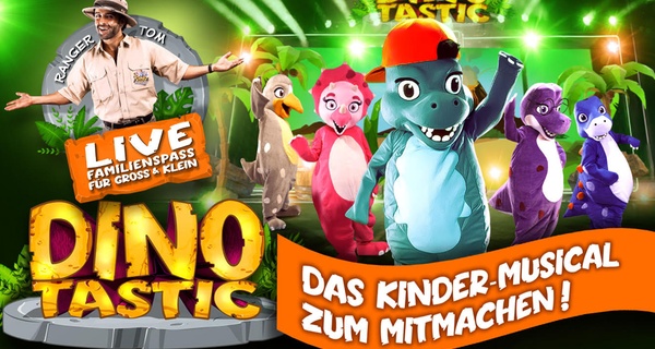 Bestplatz-Ticket für „Dinotastic“ vom 08.02. - 29.03.26 in 9 Städten