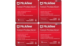  Antivirus McAfee Total Protection 2024 