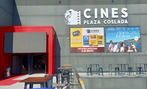 Entrada al cine cualquier día y película en Cines Plaza Coslada