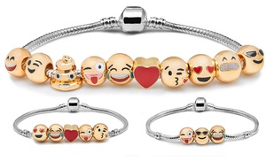 Pulsera Emoji de 3, 5 o 10 dijes