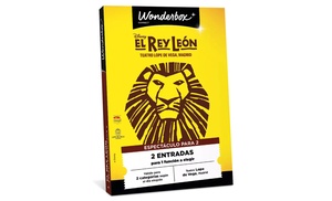 2 entradas para ver el show de El Rey León en el Teatro Lope de Vega