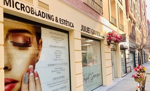 Sesión de microblading o microshading de cejas 