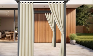 Cortina para pérgola resistente a los rayos UV