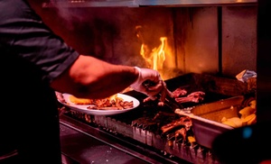 Menú de parrillada de carne para 2 o 4 personas