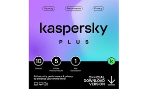 Protección avanzada con 1 año de Kaspersky Internet Security