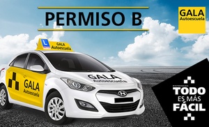 Curso para el carnet de coche con 1 o 3 prácticas en Autoescuela Gala Curso para el carnet de coche con 1 o 3 prácticas en Autoescuela Gala