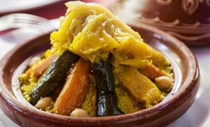 Viaje al medio oriente con un menú árabe completo para 2 o 4 personas Viaje al medio oriente con un menú árabe completo para 2 o 4 personas