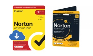 Suscripción de 1 año a Norton AntiVirus Plus 2025 o Secure VPN 2025 Suscripción de 1 año a Norton AntiVirus Plus 2025 o Secure VPN 2025