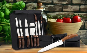 Conjunto de cuchillos de 9 piezas Herzberg Conjunto de cuchillos de 9 piezas Herzberg