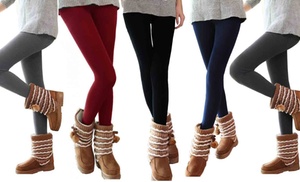 Leggings con interior de felpa