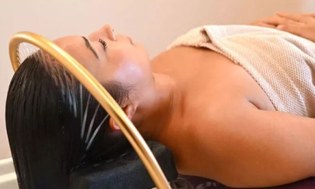 Ritual de head spa con bebida caliente, limpieza facial o masaje