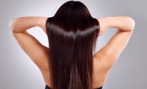 Stop encrespamiento: alisado a elegir con corte de puntas y peinado Stop encrespamiento: alisado a elegir con corte de puntas y peinado