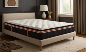 Colchón grueso con doble topper y espuma viscoelástica de Sampur