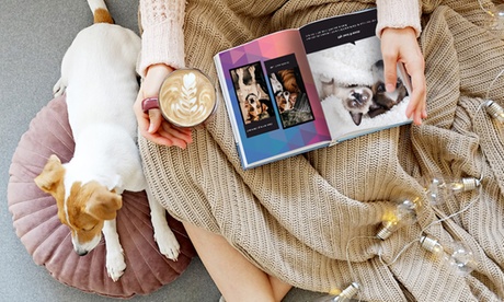 1 o 2 fotolibros personalizables en tamaño A5 con hasta 200 páginas