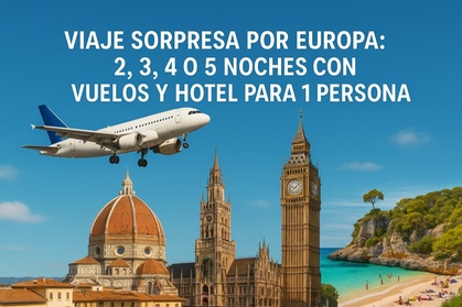 ✈ Viaje sorpresa por Europa