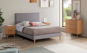 Base de cama tapizada Aura