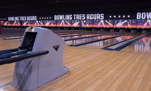2 o 3 partidas de bolos con todo incluido en Bowling Tres Aguas