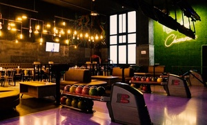 2 partidas de bolos, perrito y bebida (1 a 4 personas)