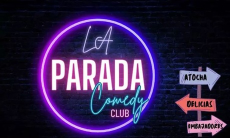 Entrada a show de comedia en La Parada Comedy Club para 1 o 2 personas